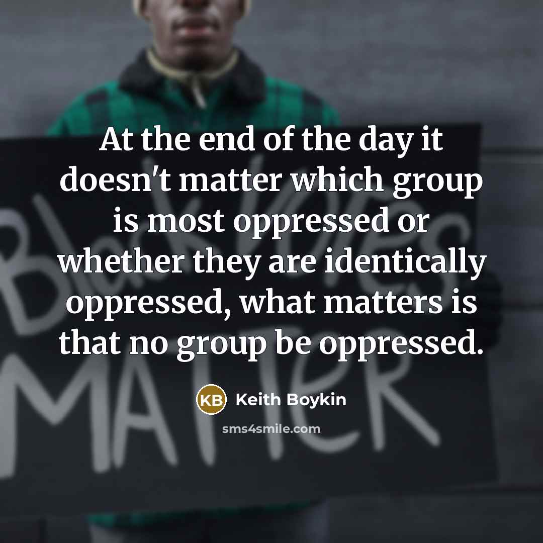 “At the end of the day it doesn't matter which…” quote by Keith Boykin