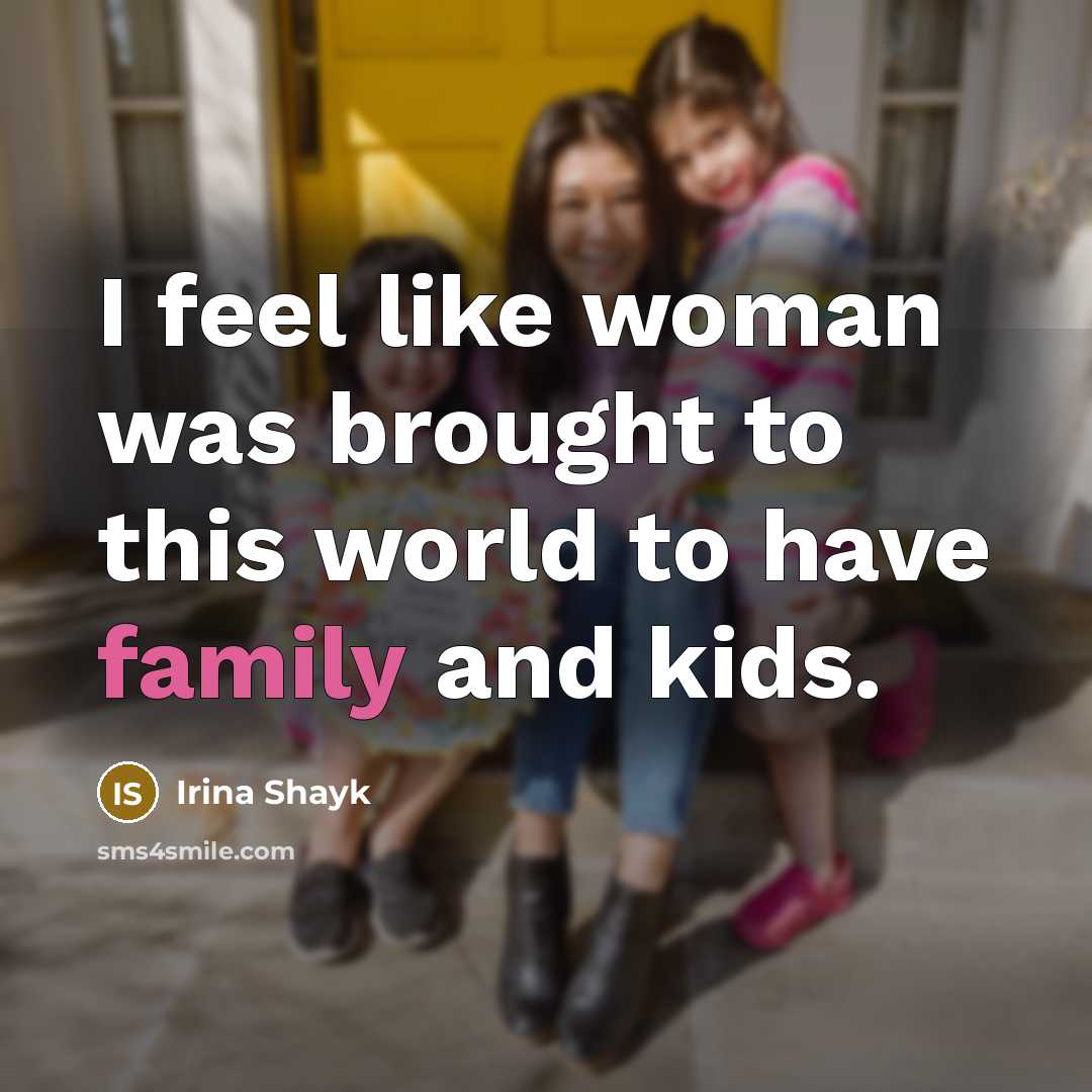 “I feel like woman was brought to this world to…” quote by Irina Shayk