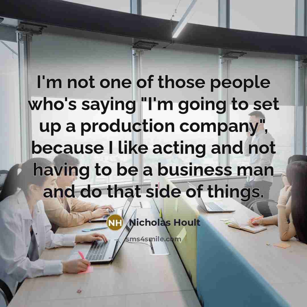 “I'm not one of those people who's saying "I'm going…” quote by Nicholas Hoult