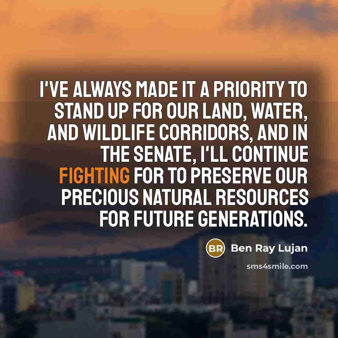 “I've always made it a priority to stand up for…” quote by Ben Ray Lujan