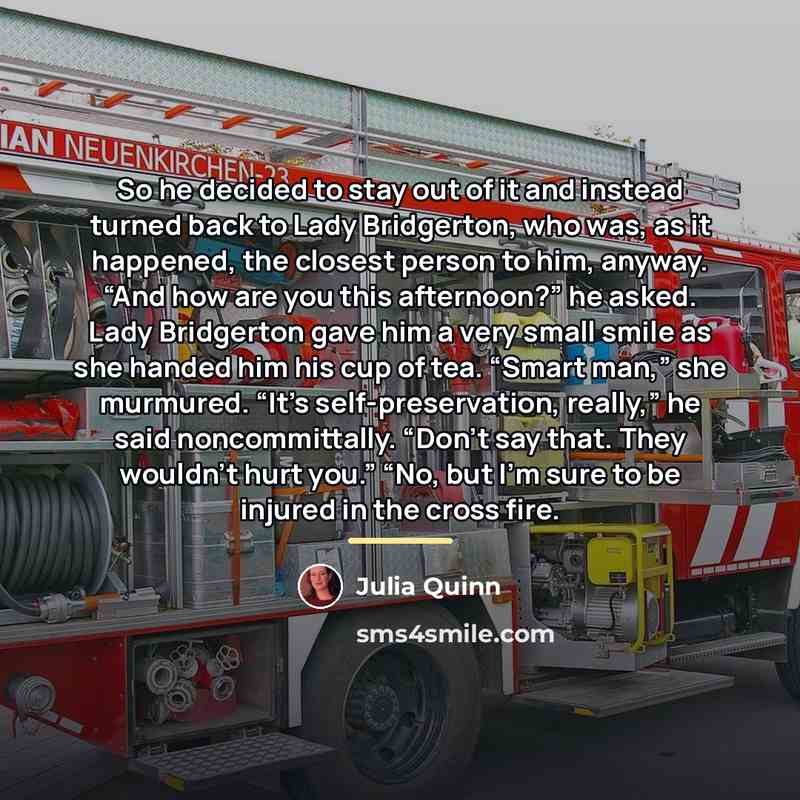 “So he decided to stay out of it and instead…” quote by Julia Quinn