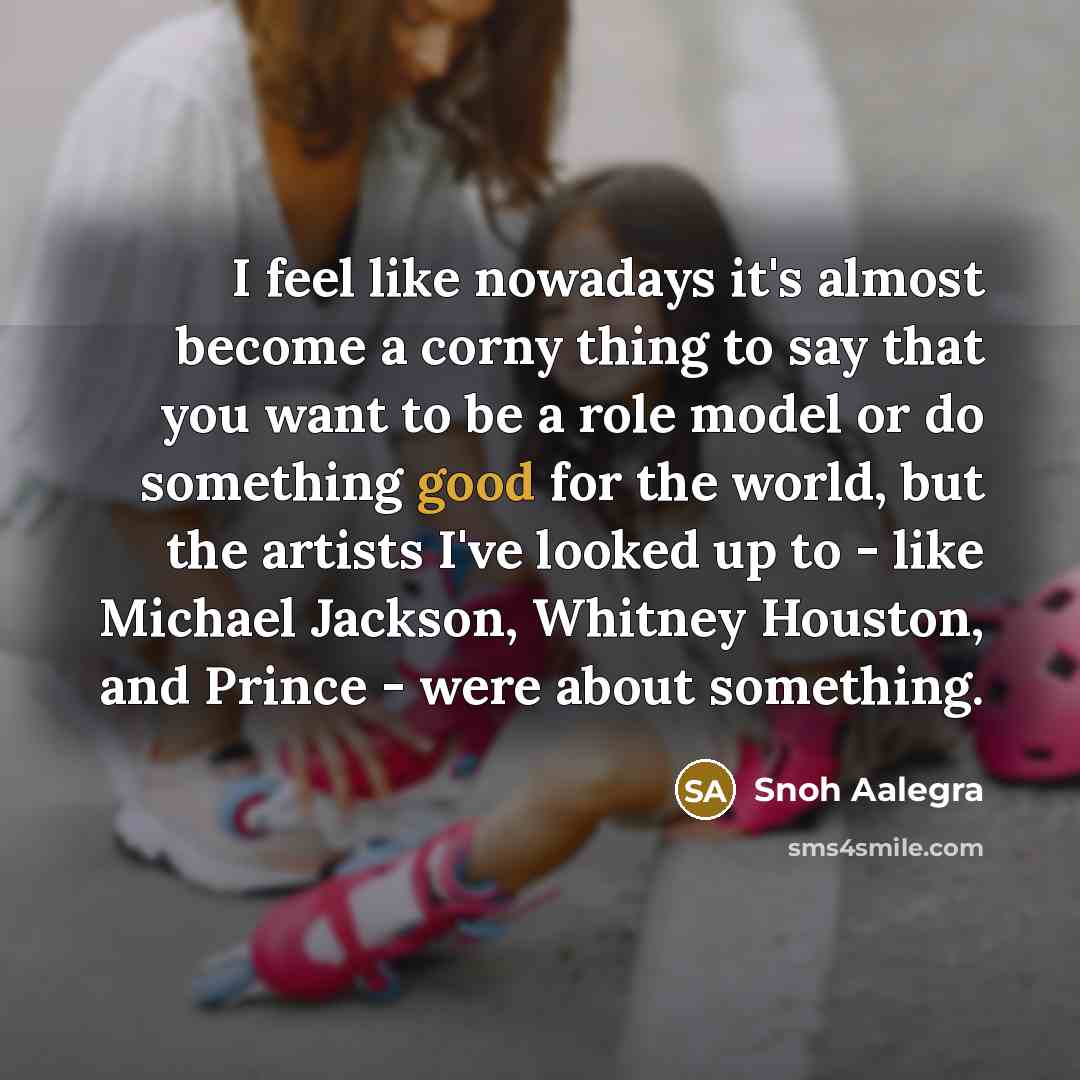 “I feel like nowadays it's almost become a corny thing…” quote by Snoh Aalegra