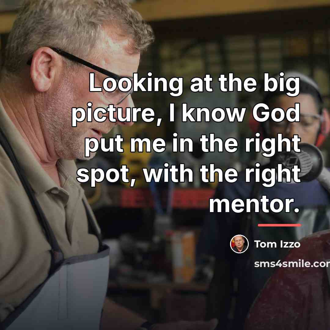 “Looking at the big picture, I know God put me…” quote by Tom Izzo