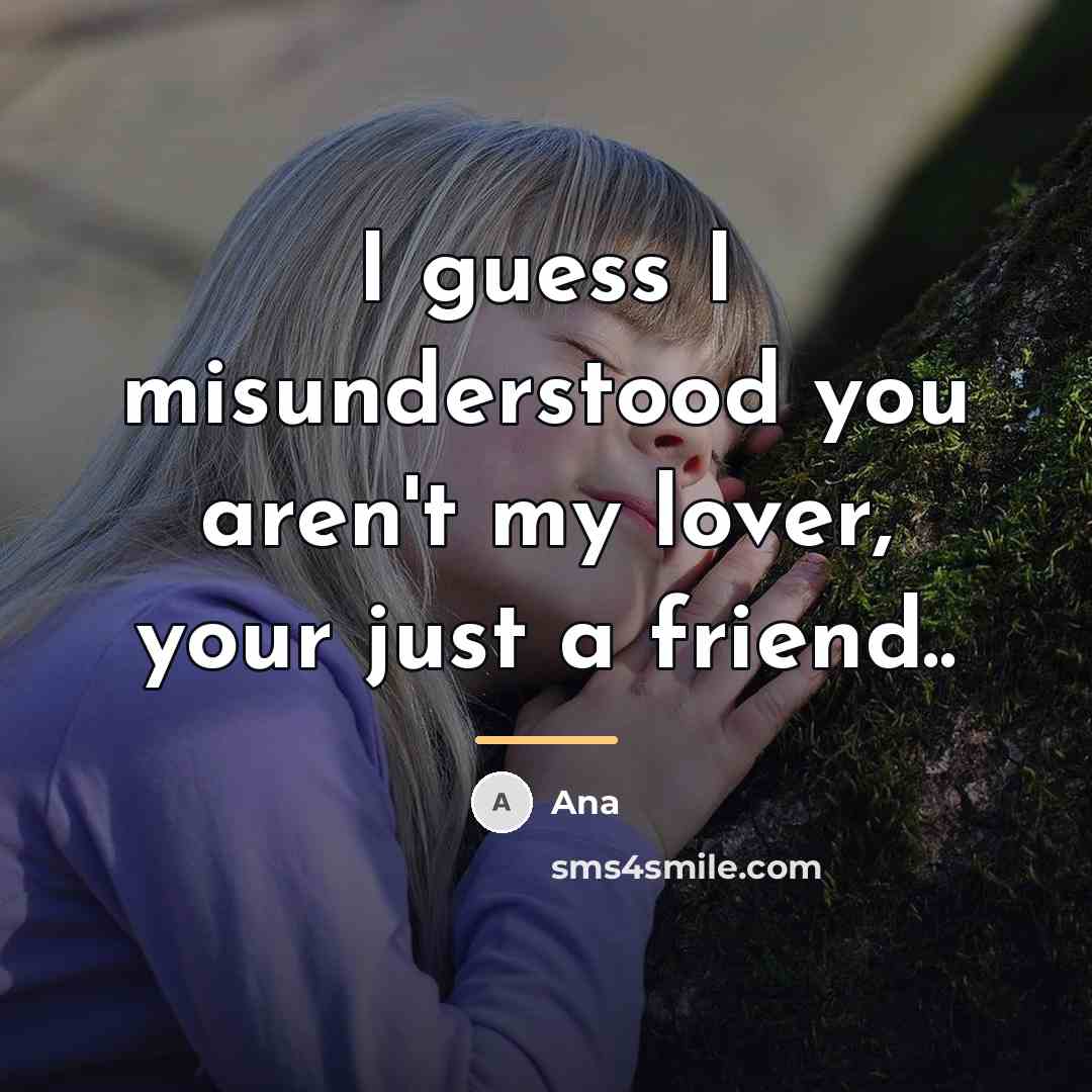 “I guess I misunderstood you aren't my lover, your just…” quote by Ana