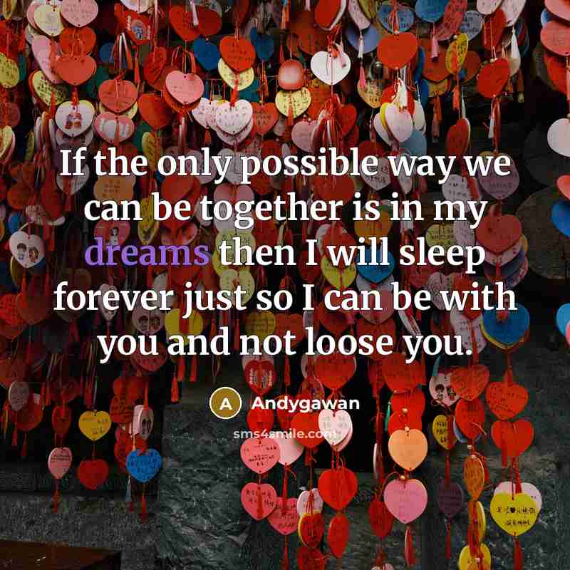 “If the only possible way we can be together is…” quote by Andygawan
