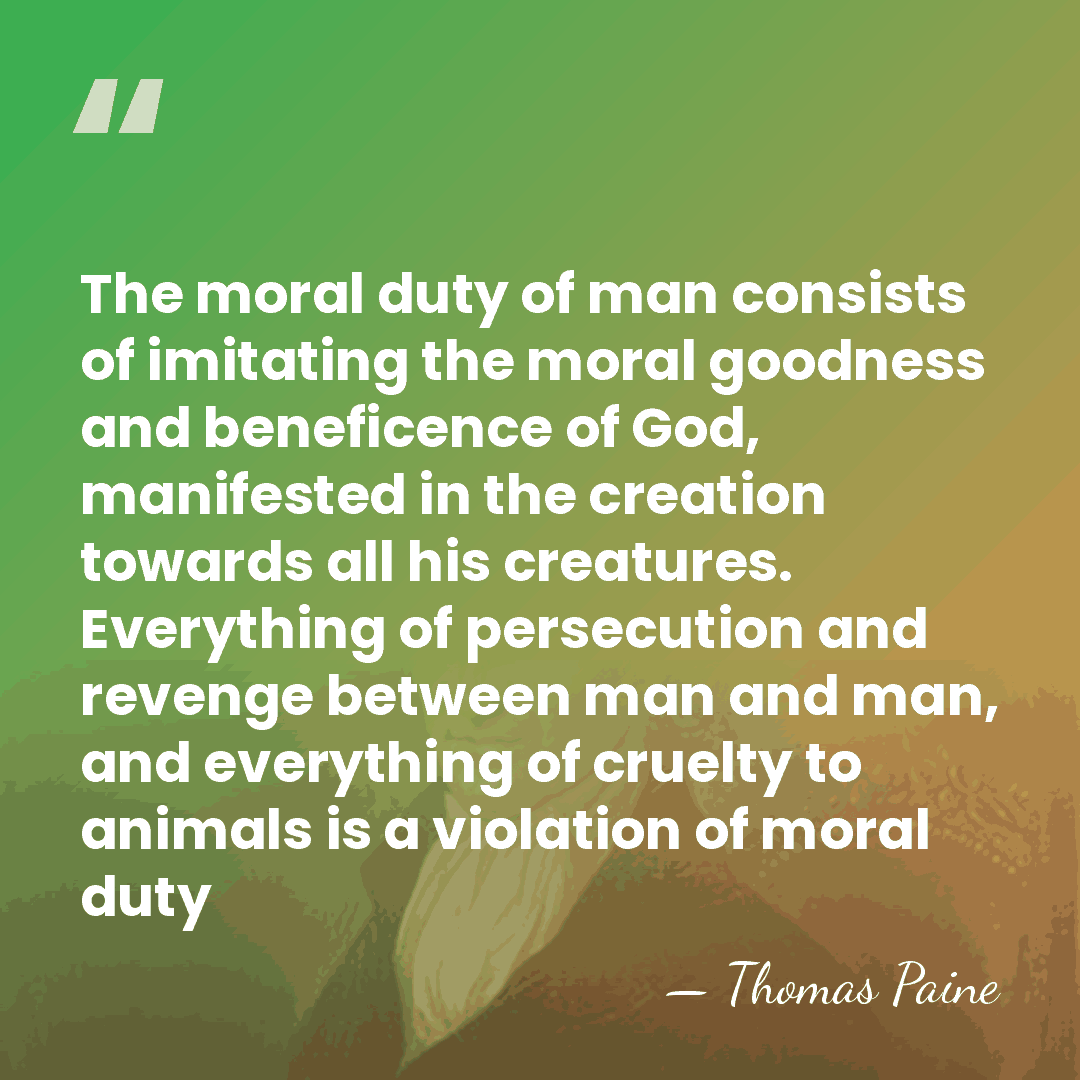 The moral duty of man consists of imitating the moral goodness and&hellip; - Thomas Paine