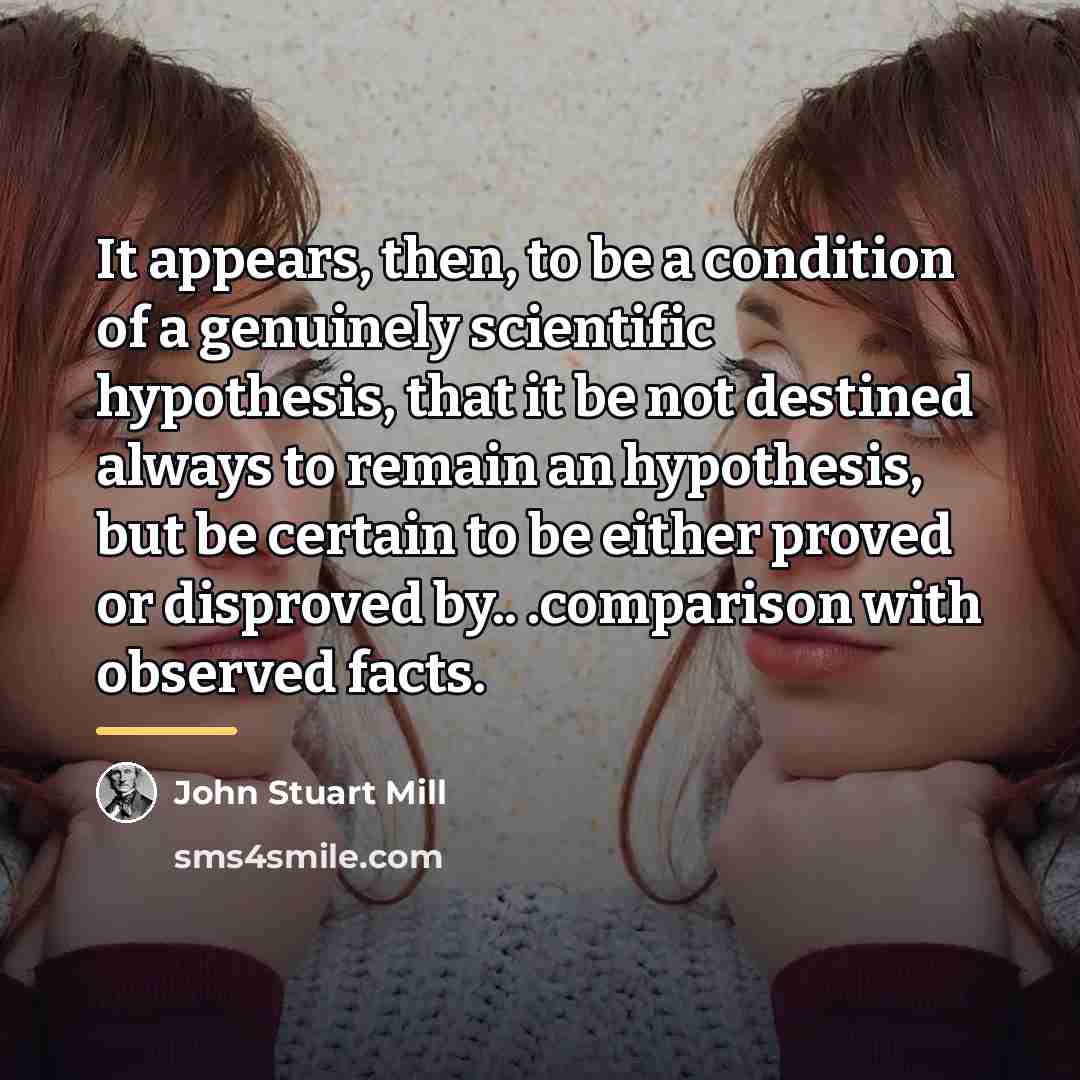 “It appears, then, to be a condition of a genuinely…” quote by John Stuart Mill
