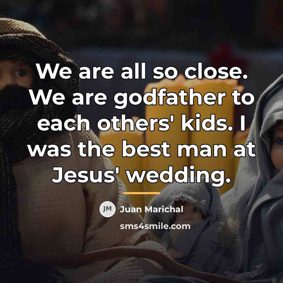 “We are all so close. We are godfather to each…” quote by Juan Marichal