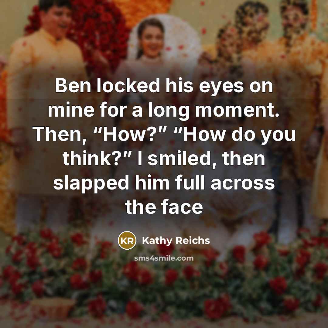 “Ben locked his eyes on mine for a long moment.…” quote by Kathy Reichs