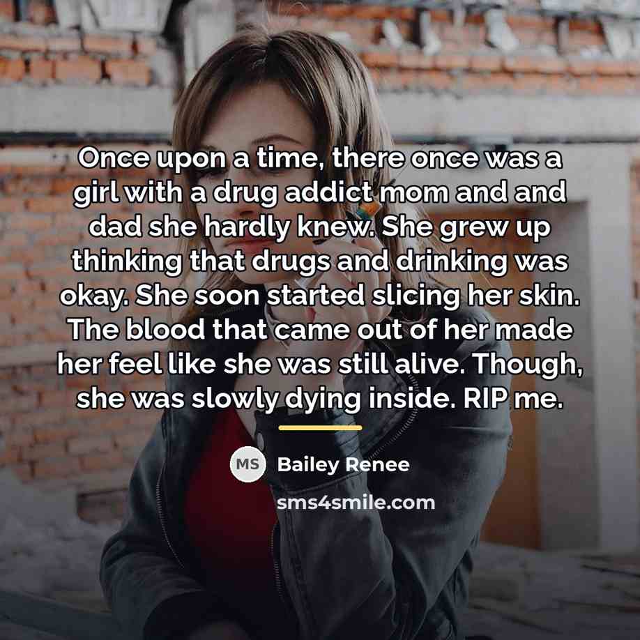 “Once upon a time, there once was a girl with…” quote by Bailey Renee