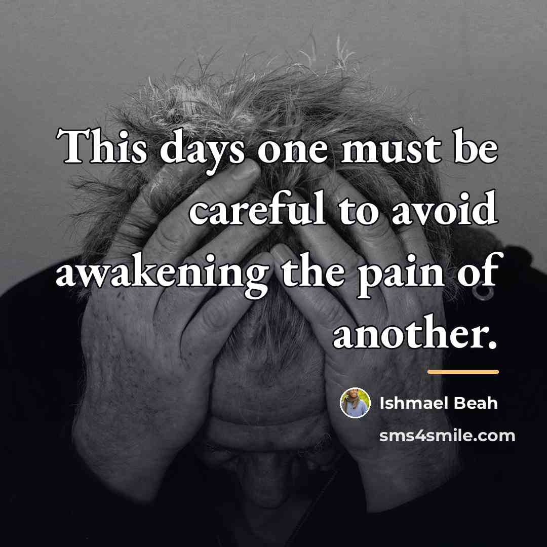 “This days one must be careful to avoid awakening the…” quote by Ishmael Beah