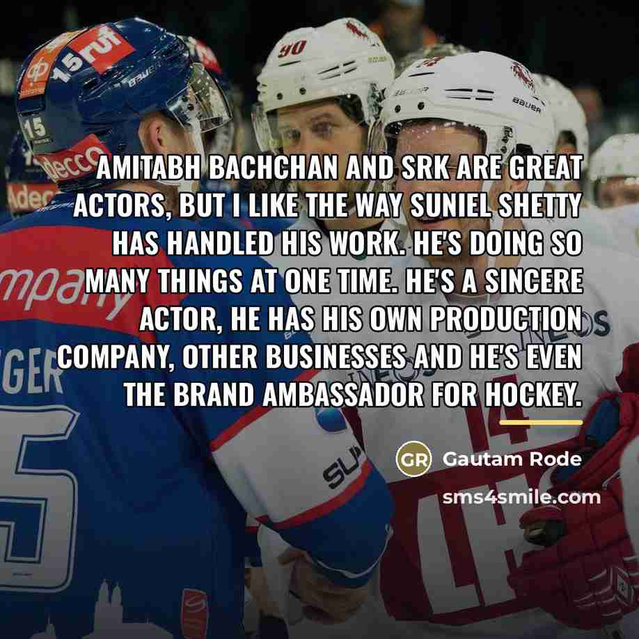 “Amitabh Bachchan and SRK are great actors, but I like…” quote by Gautam Rode
