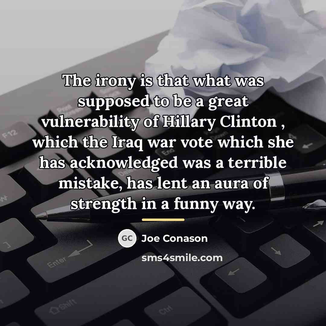“The irony is that what was supposed to be a…” quote by Joe Conason