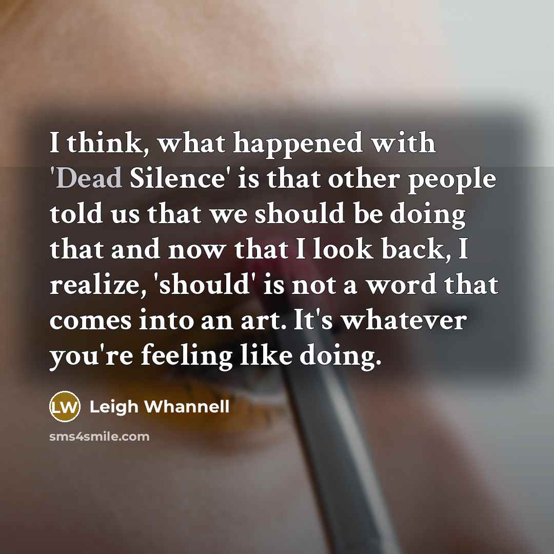 “I think, what happened with 'Dead Silence' is that other…” quote by Leigh Whannell