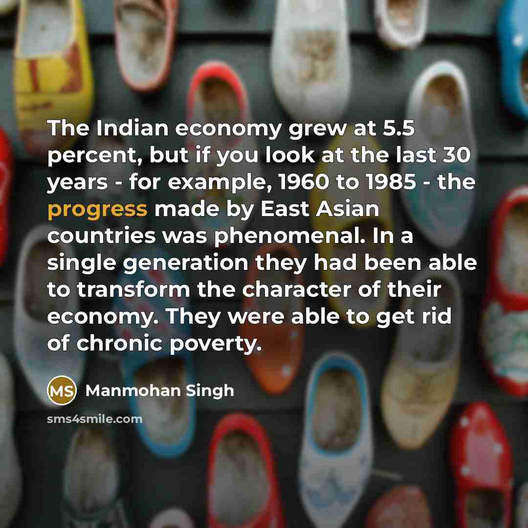 “The Indian economy grew at 5.5 percent, but if you…” quote by Manmohan Singh