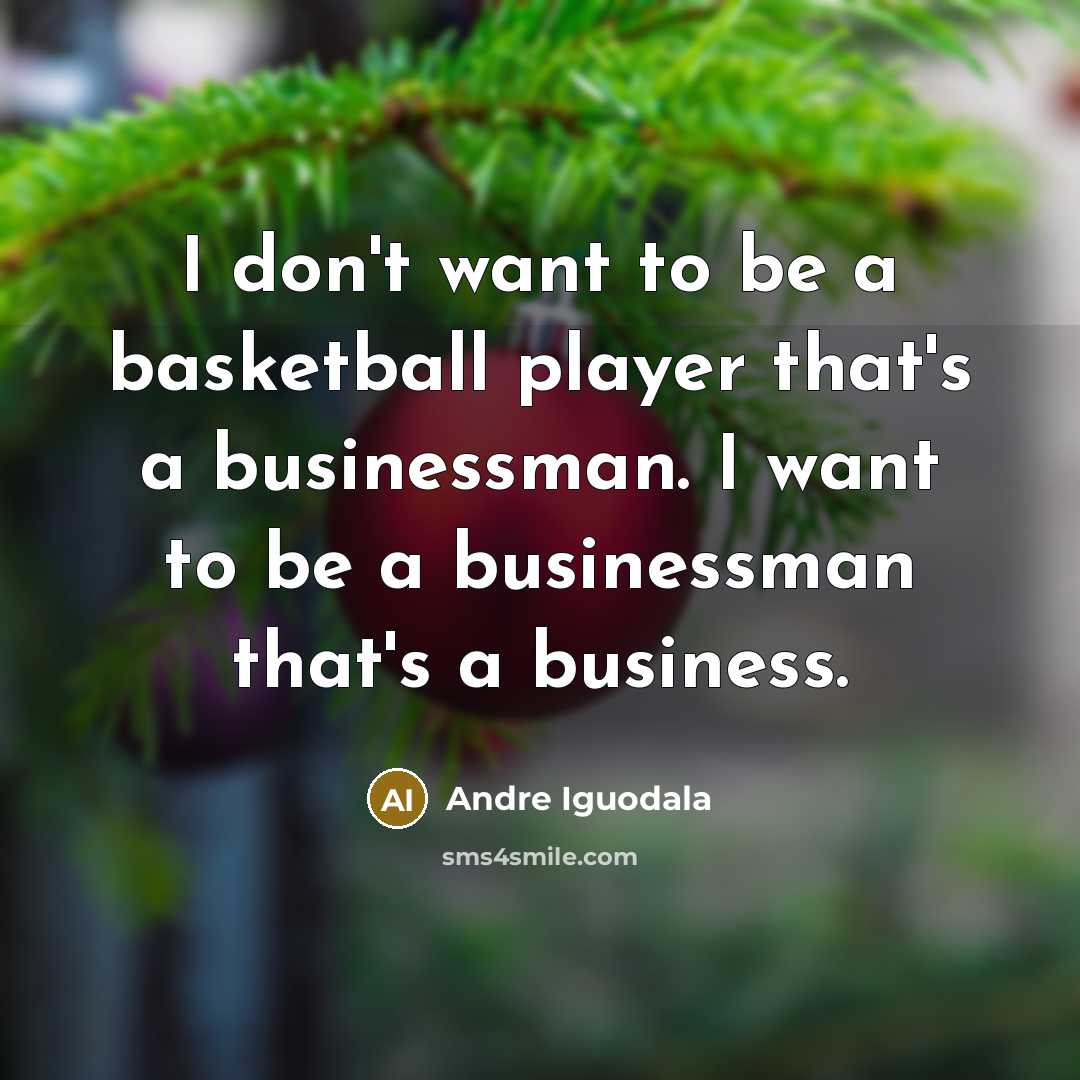 “I don't want to be a basketball player that's a…” quote by Andre Iguodala