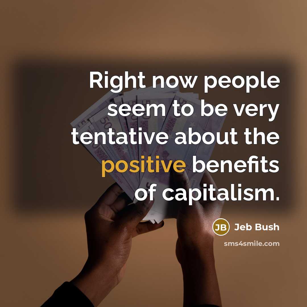 “Right now people seem to be very tentative about the…” quote by Jeb Bush