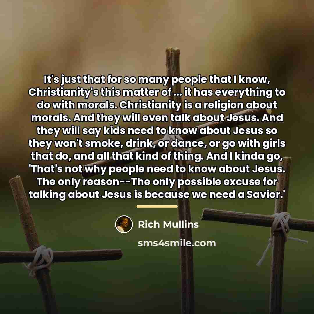 “It's just that for so many people that I know,…” quote by Rich Mullins