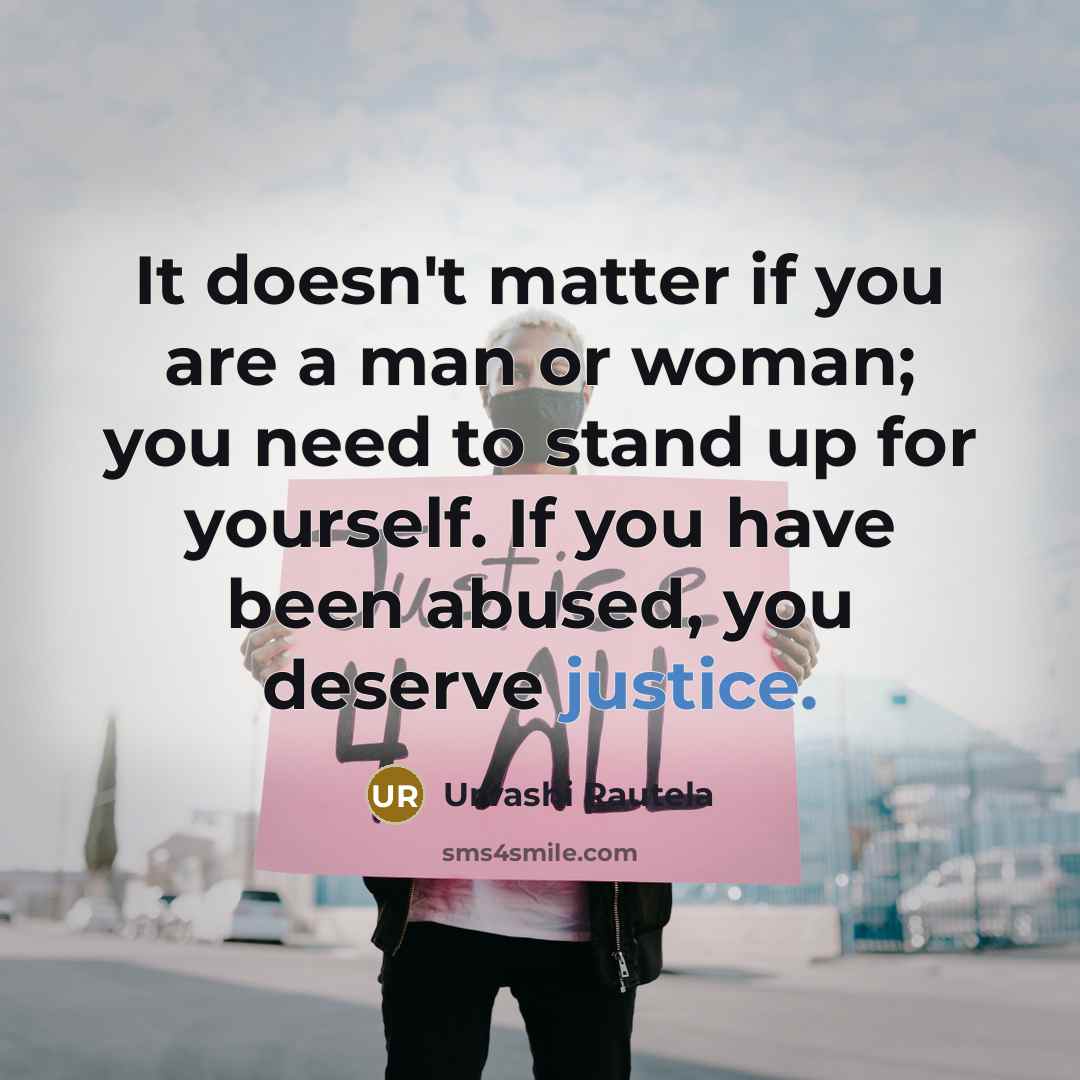 “It doesn't matter if you are a man or woman;…” quote by Urvashi Rautela