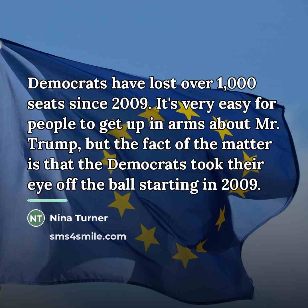 “Democrats have lost over 1,000 seats since 2009. It's very…” quote by Nina Turner