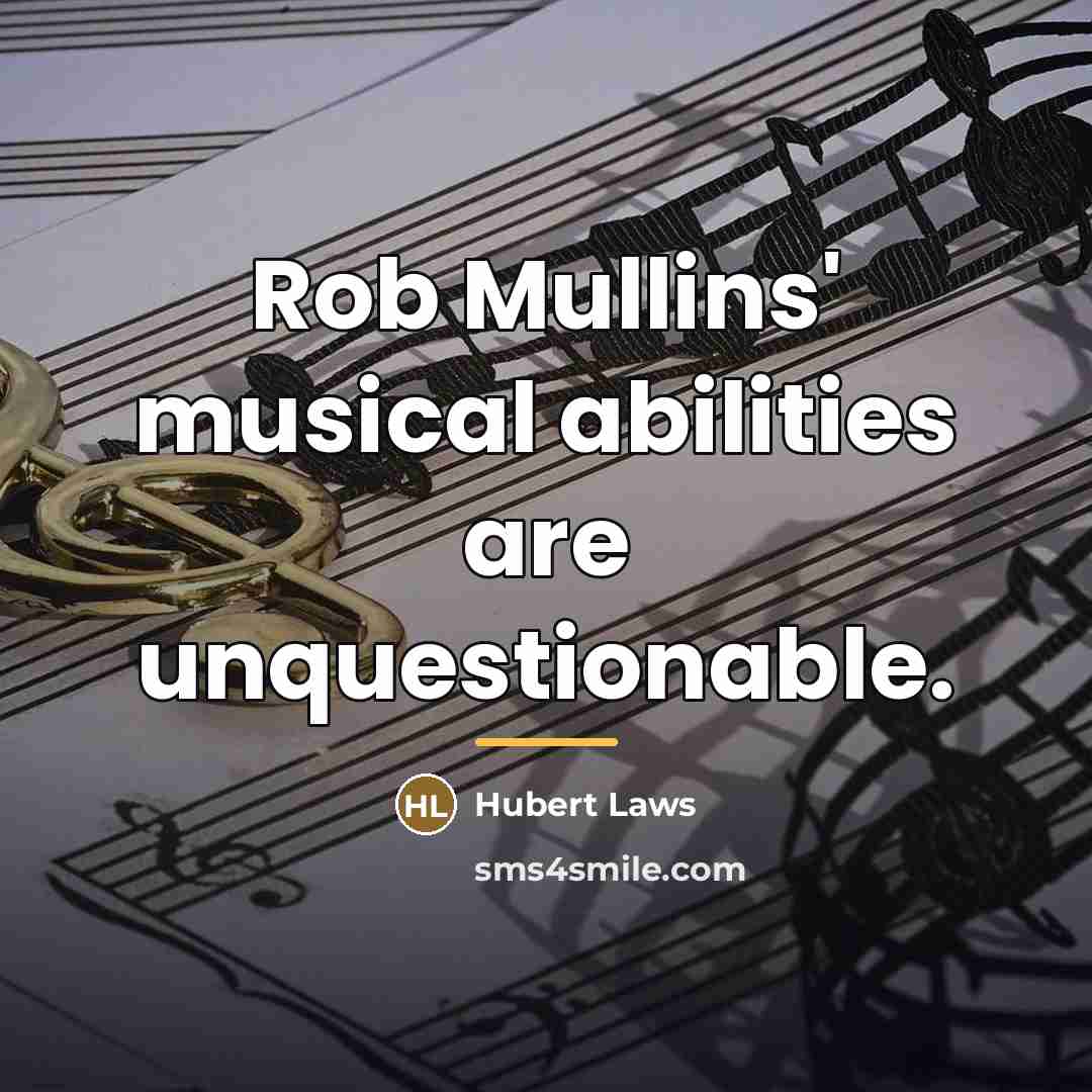 “Rob Mullins' musical abilities are unquestionable.…” quote by Hubert Laws