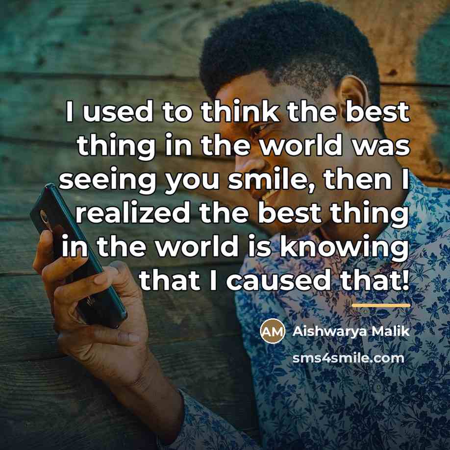 “I used to think the best thing in the world…” quote by Aishwarya Malik
