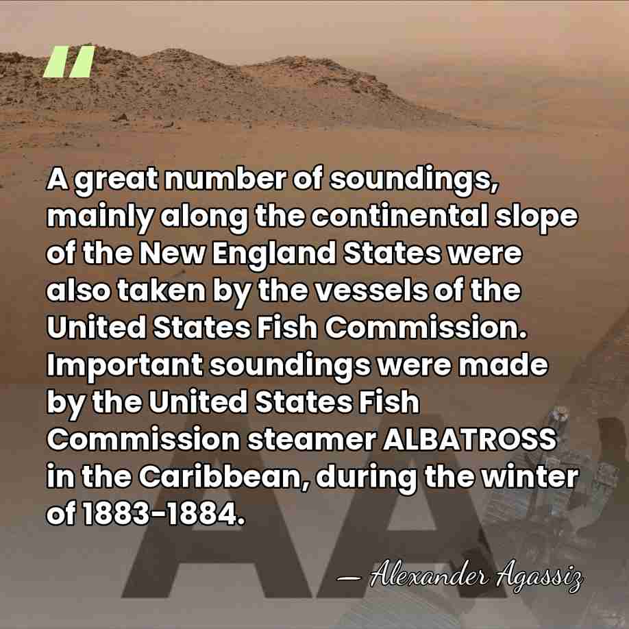 A great number of soundings, mainly along the continental slope of the&hellip; - Alexander Agassiz