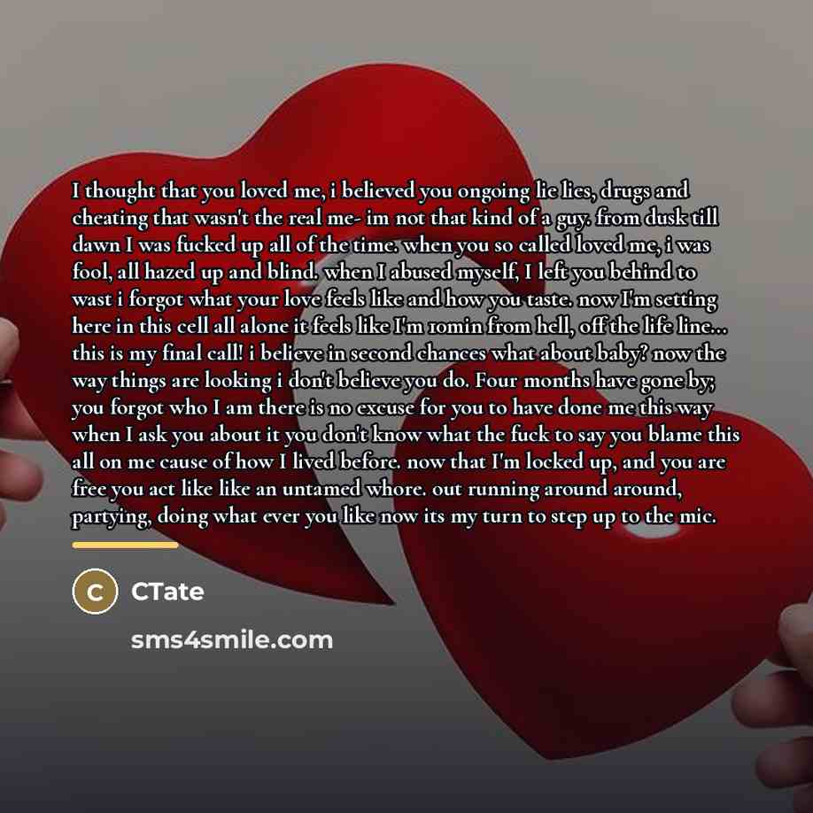 “I thought that you loved me, i believed you ongoing…” quote by CTate