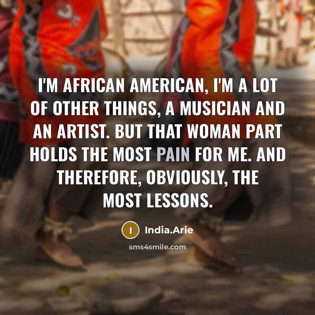“I'm African American, I'm a lot of other things, a…” quote by India.Arie