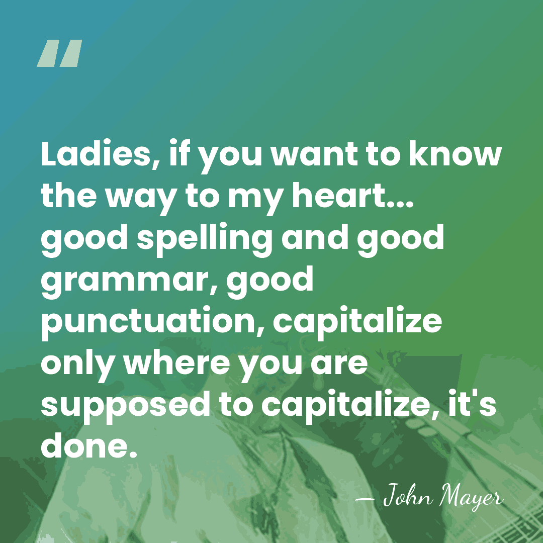 Ladies, if you want to know the way to my heart... good&hellip; - John Mayer