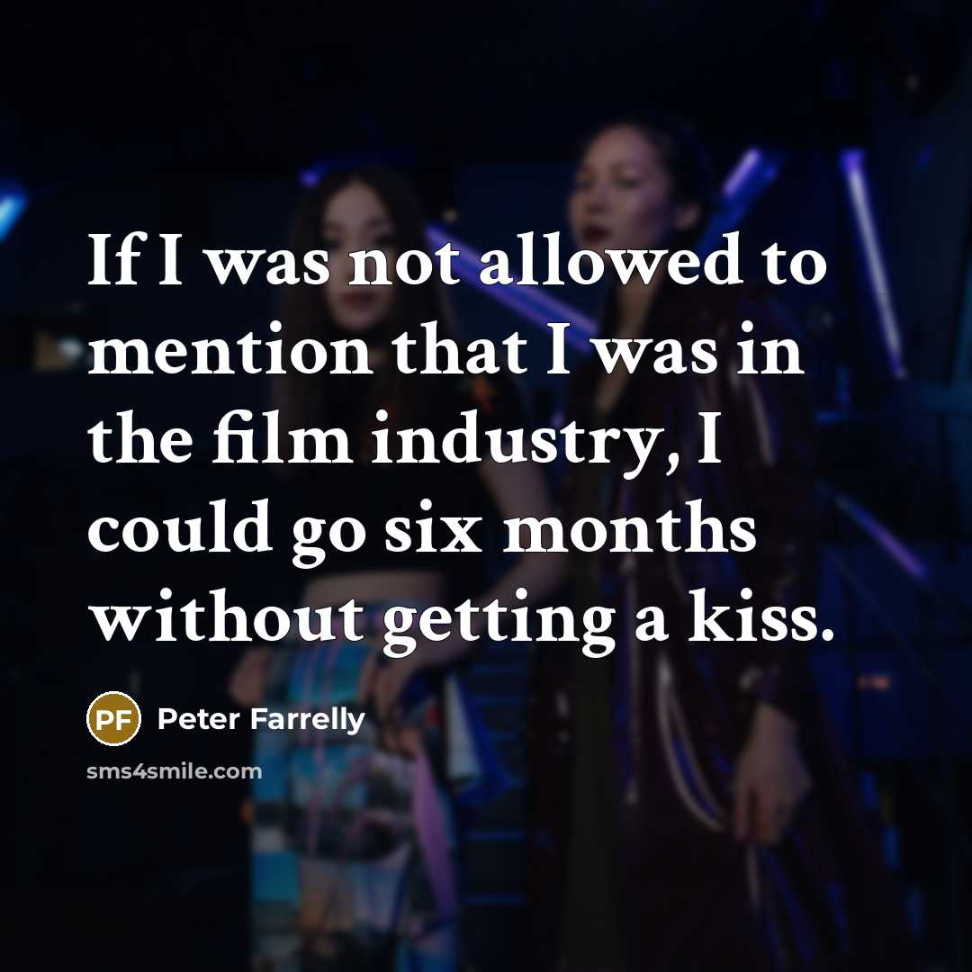 “If I was not allowed to mention that I was…” quote by Peter Farrelly
