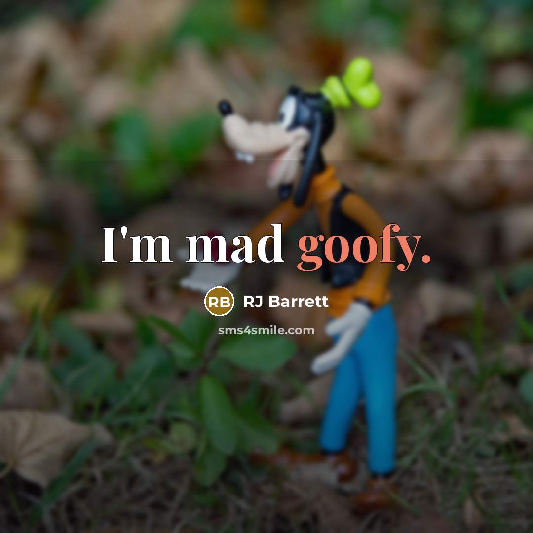 “I'm mad goofy.…” quote by RJ Barrett