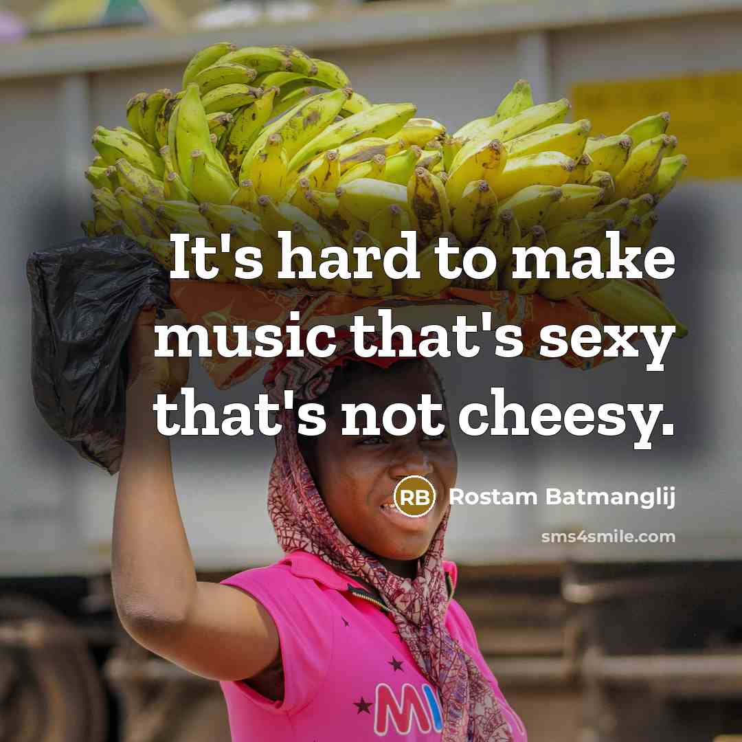 “It's hard to make music that's sexy that's not cheesy.…” quote by Rostam Batmanglij