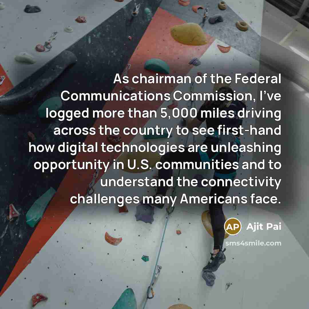 “As chairman of the Federal Communications Commission, I've logged more…” quote by Ajit Pai