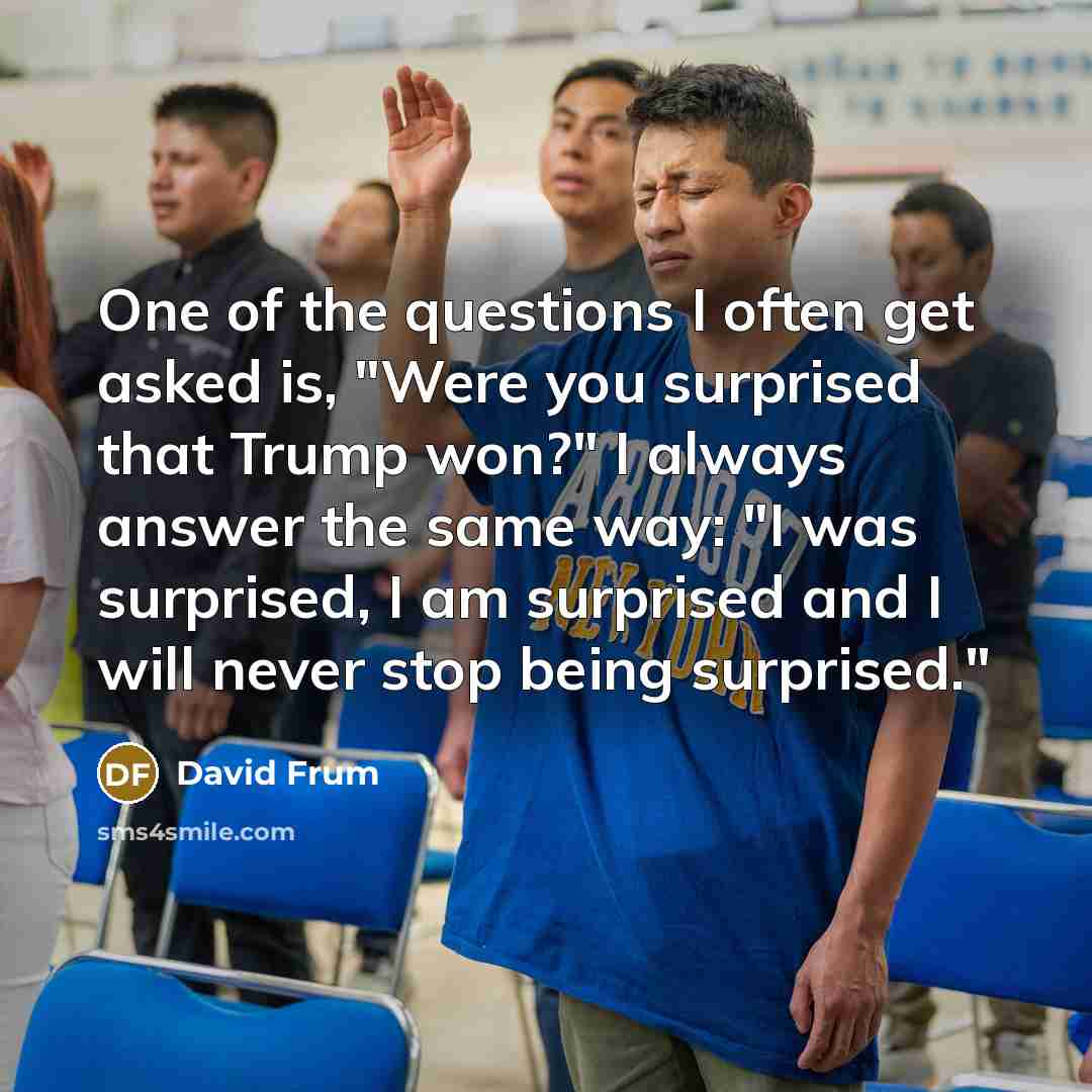 “One of the questions I often get asked is, "Were…” quote by David Frum