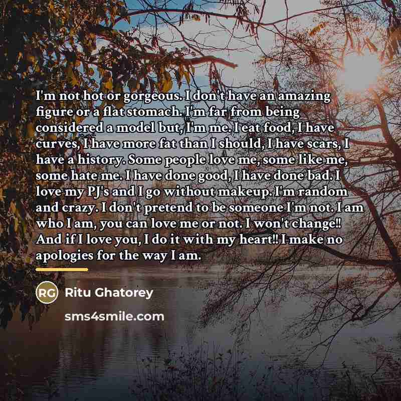 “I'm not hot or gorgeous. I don't have an amazing…” quote by Ritu Ghatorey