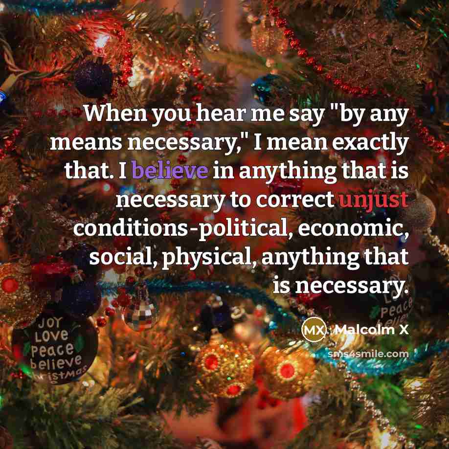 “When you hear me say "by any means necessary," I…” quote by Malcolm X