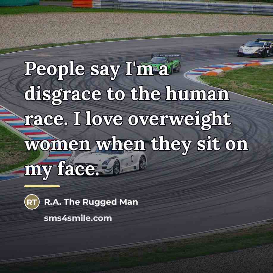 “People say I'm a disgrace to the human race. I…” quote by R.A. The Rugged Man