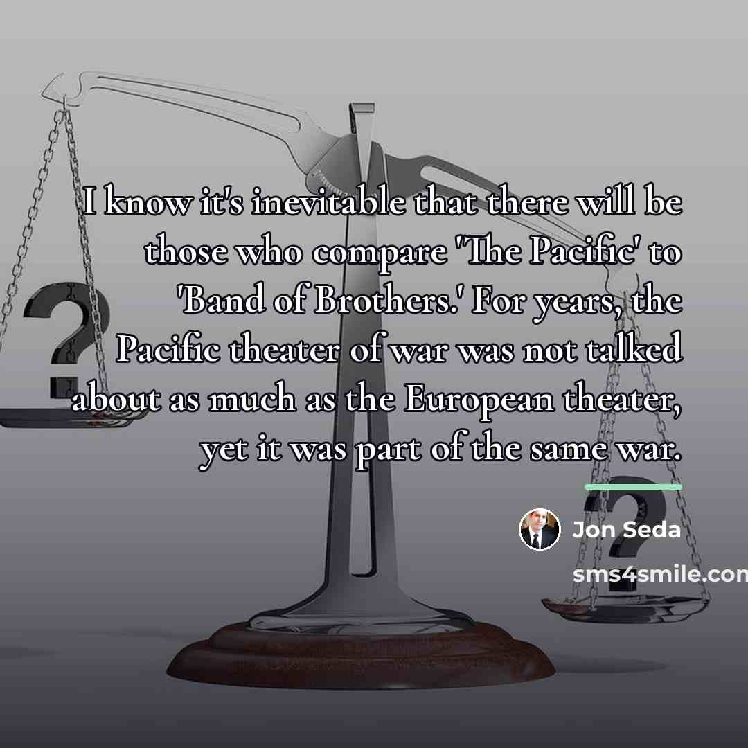 “I know it's inevitable that there will be those who…” quote by Jon Seda