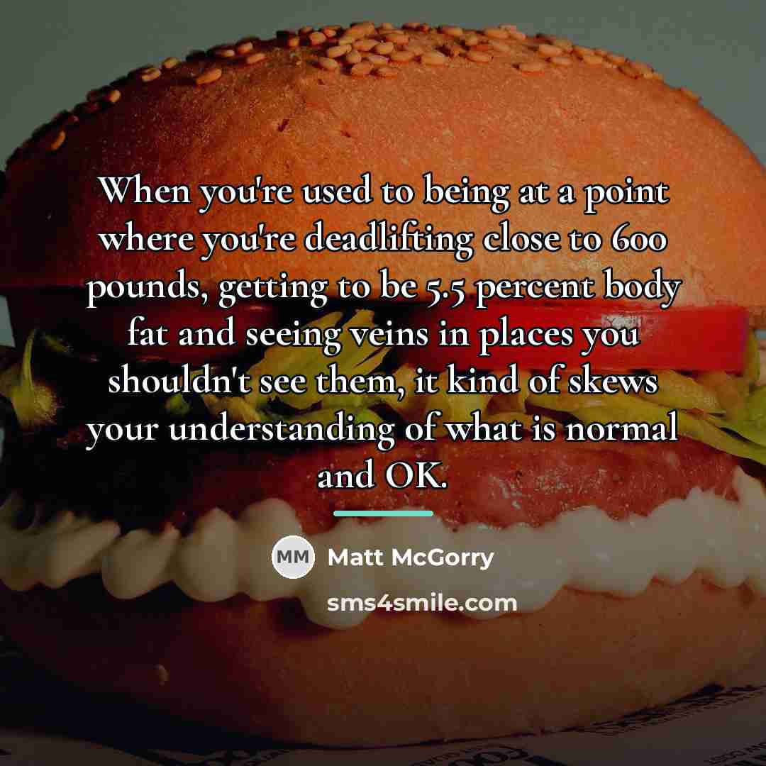 “When you're used to being at a point where you're…” quote by Matt McGorry