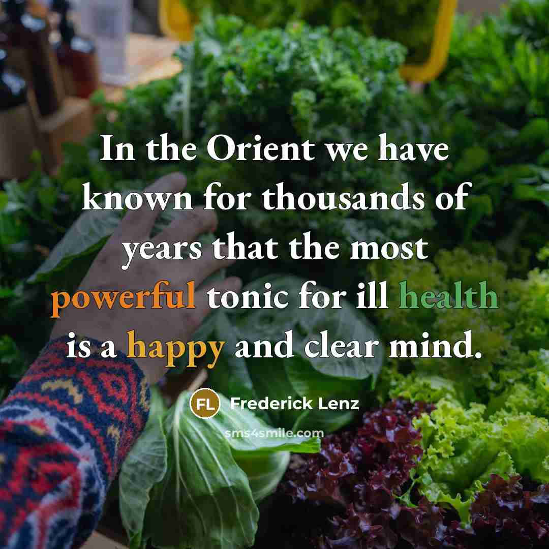 “In the Orient we have known for thousands of years…” quote by Frederick Lenz