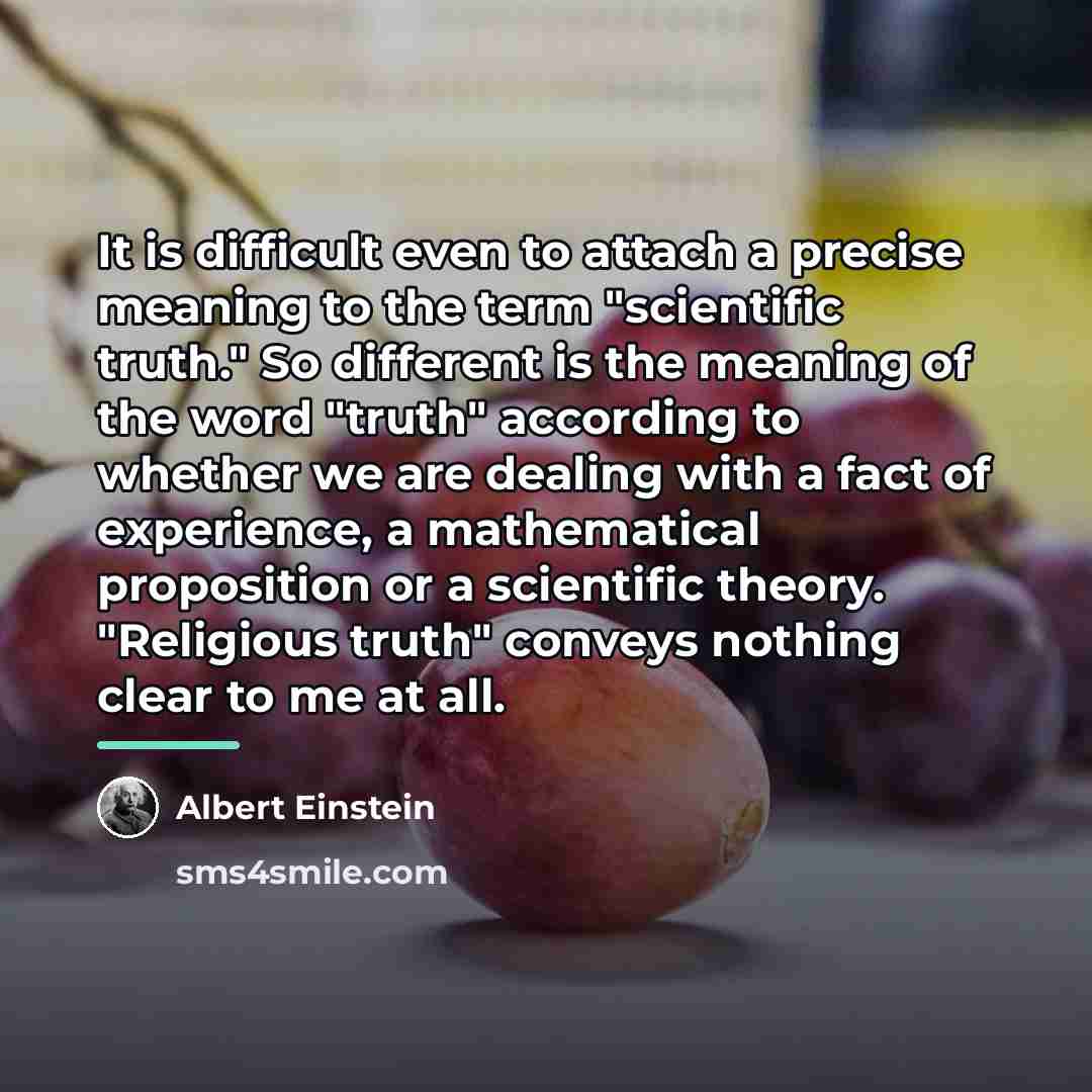 “It is difficult even to attach a precise meaning to…” quote by Albert Einstein
