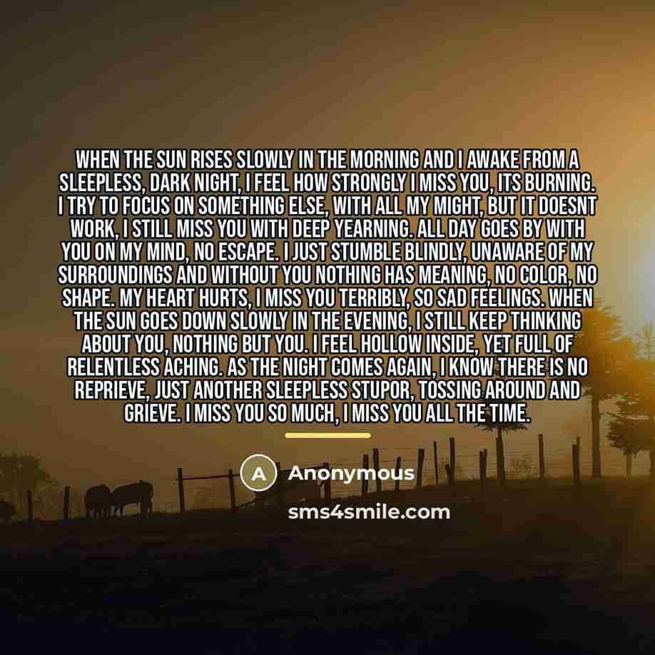 “When the sun rises slowly in the morning and I…” quote by Anonymous