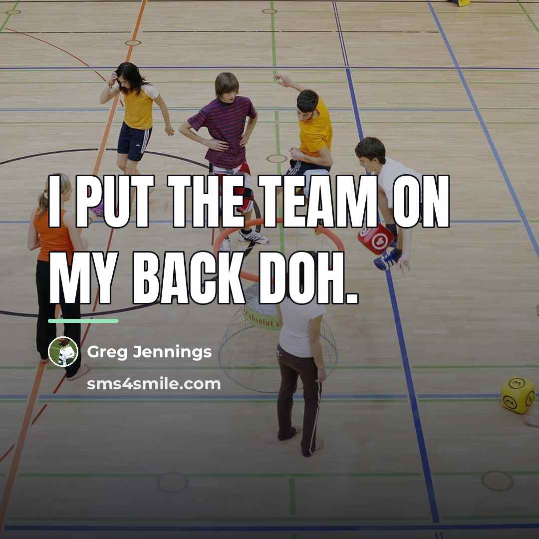 “I put the team on my back doh.…” quote by Greg Jennings