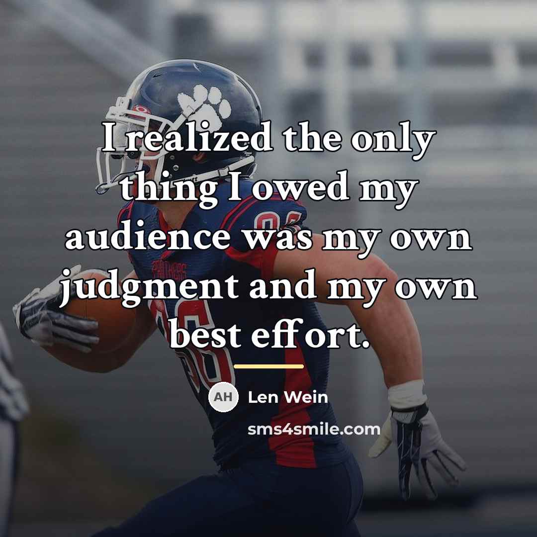 “I realized the only thing I owed my audience was…” quote by Len Wein