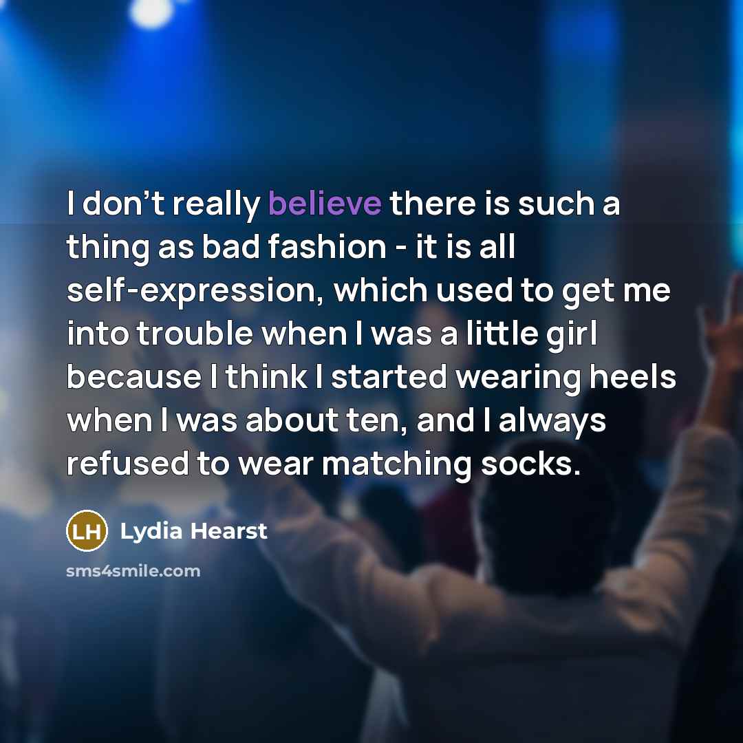 “I don't really believe there is such a thing as…” quote by Lydia Hearst