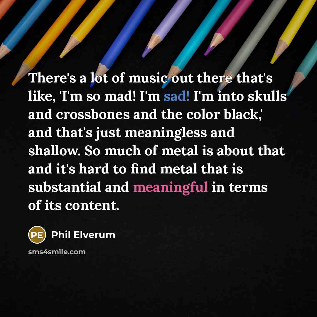 “There's a lot of music out there that's like, 'I'm…” quote by Phil Elverum