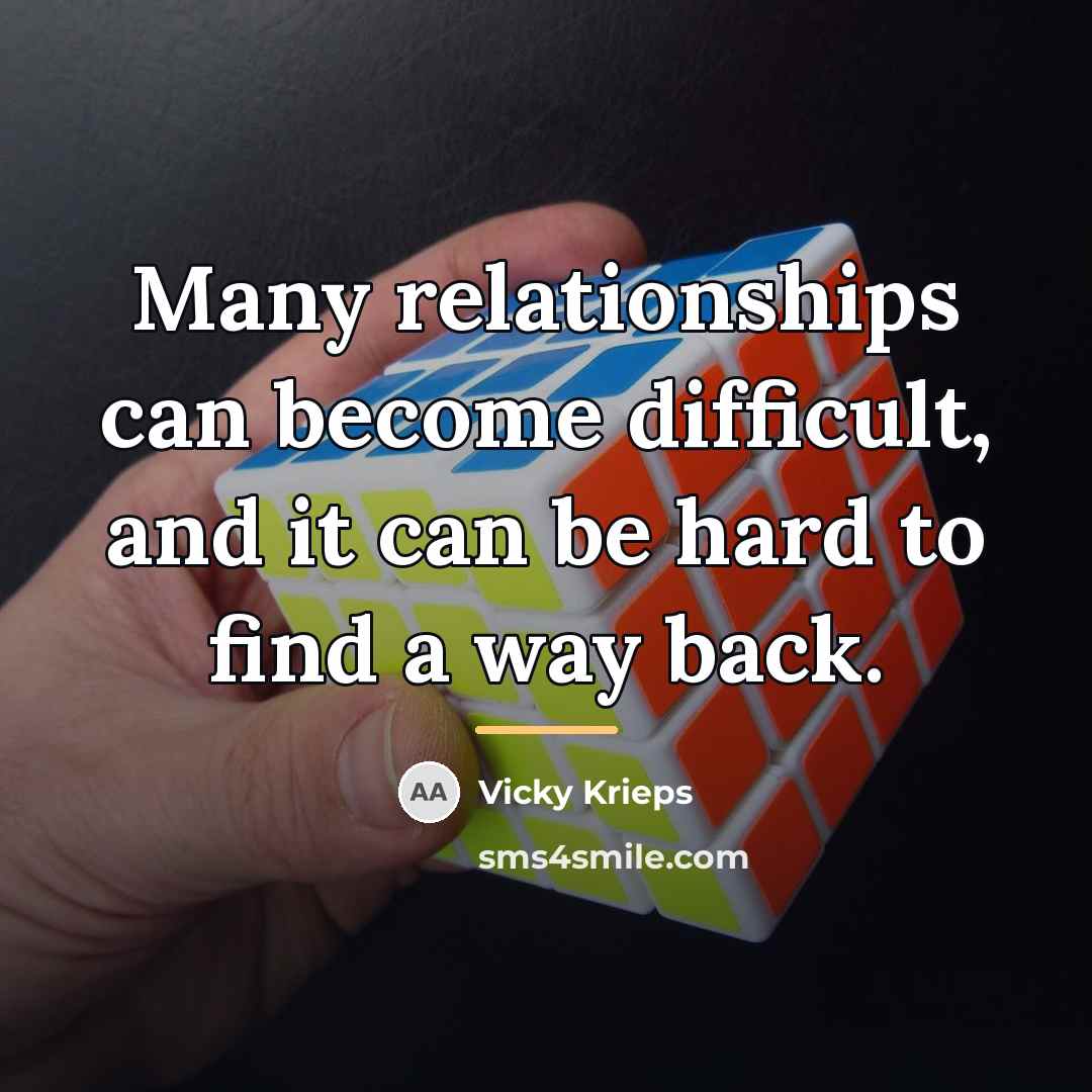“Many relationships can become difficult, and it can be hard…” quote by Vicky Krieps