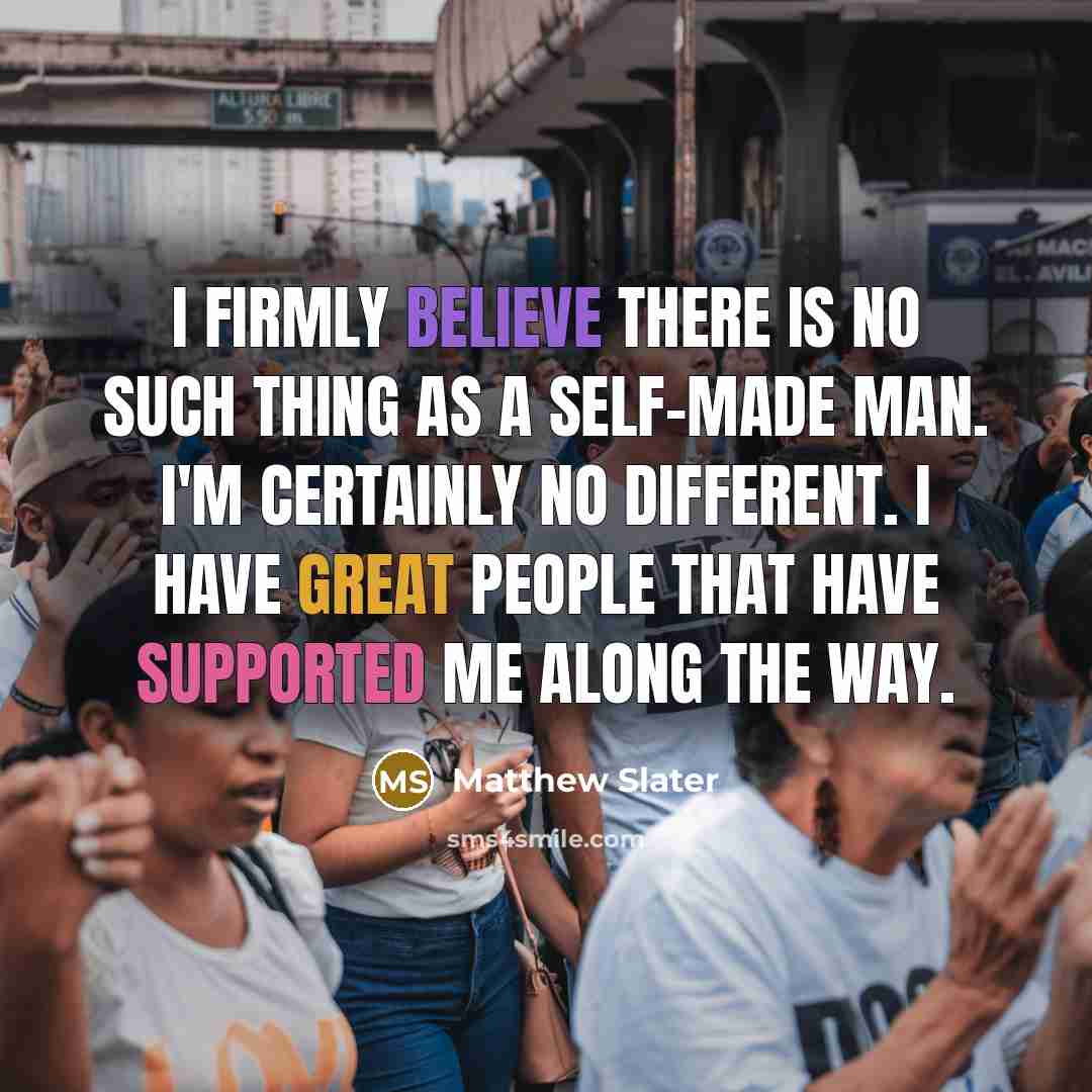 “I firmly believe there is no such thing as a…” quote by Matthew Slater