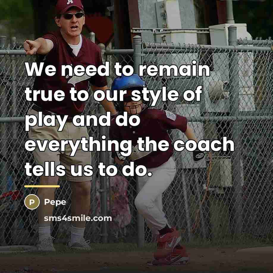 “We need to remain true to our style of play…” quote by Pepe